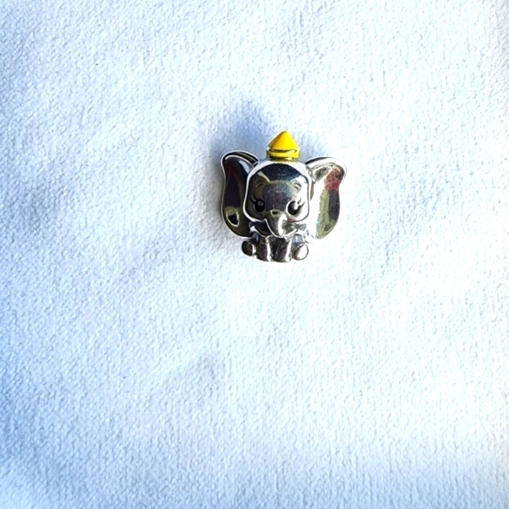 New Disney Flying Dumbo elephant silver charm for Pandora bracelet